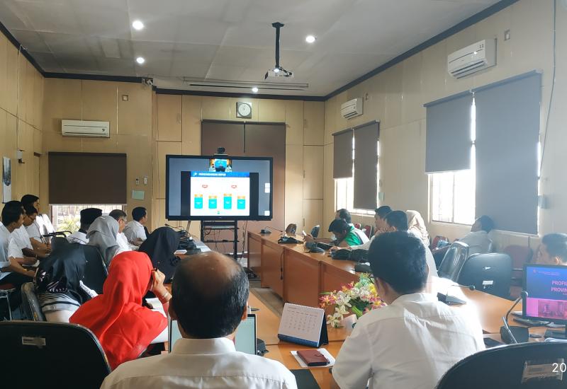 Saat rilis angka kemiskinan di BPS Provinsi Bengkulu.