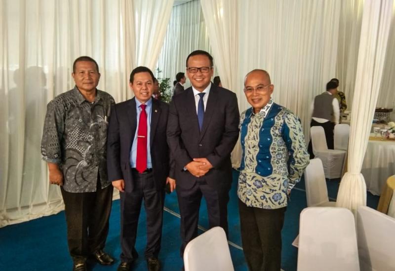 Bupati Gusnan saat bertemu langsung dengan Menteri Edhy dan Senator Bengkulu.