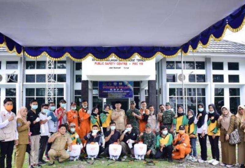 Jurnalis Rejang Lebong Edukasi Masyarakat Tentang Pencegahan Penuralan Covid-19