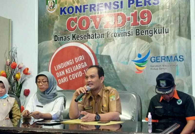 Press Release Perkembangan Covid-19 di Bengkulu.