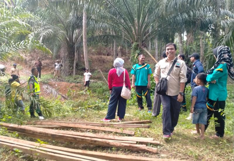 Realisasi DD, Desa Selagan Jaya Utamakan Pembangunan Jalan Usaha Tani