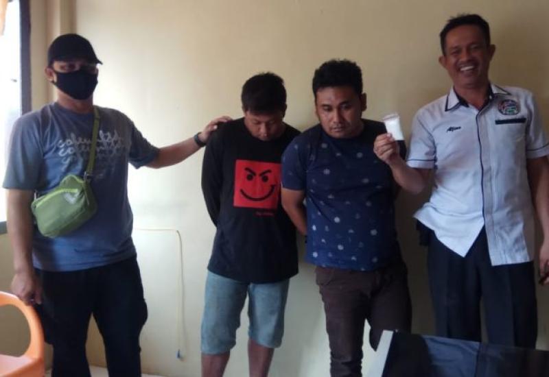 Antar Pesanan ke Bengkulu Utara, 2 Kurir Sabu Dibekuk