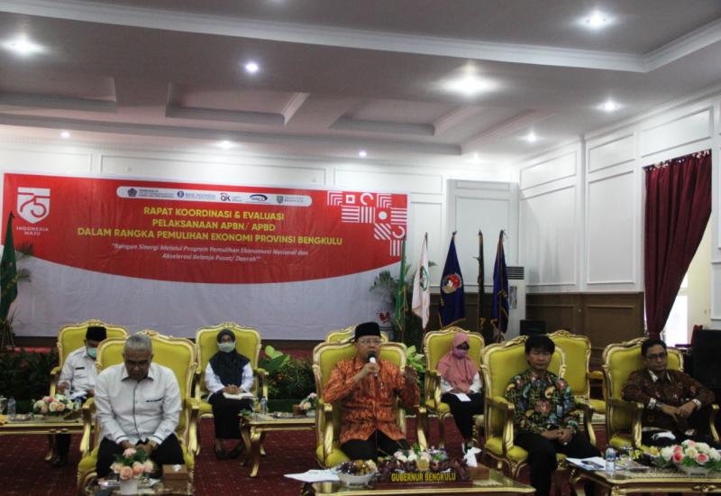 Pemulihan Ekonomi Bengkulu, Rohidin : Masih Ada Dana Dalam Posisi Diam