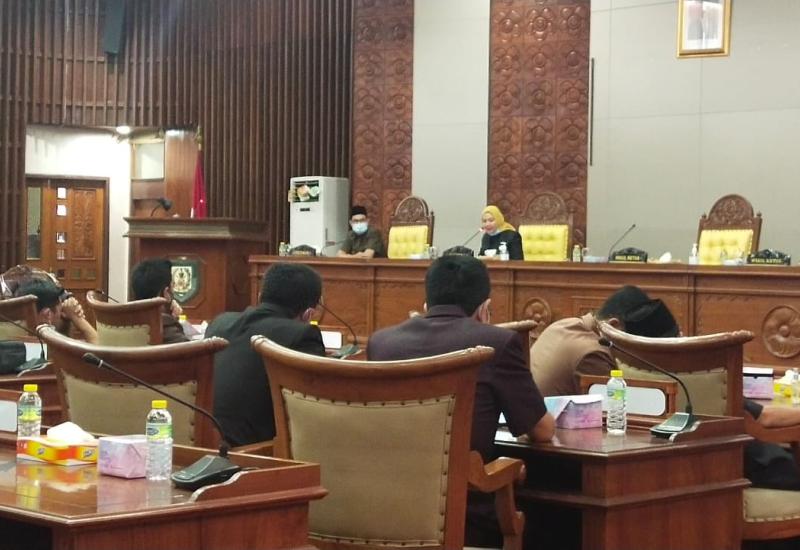 Risalah Rapat Paripurna Masa Sidang I Tahun 2020 DPRD Provinsi Bengkulu Disahkan