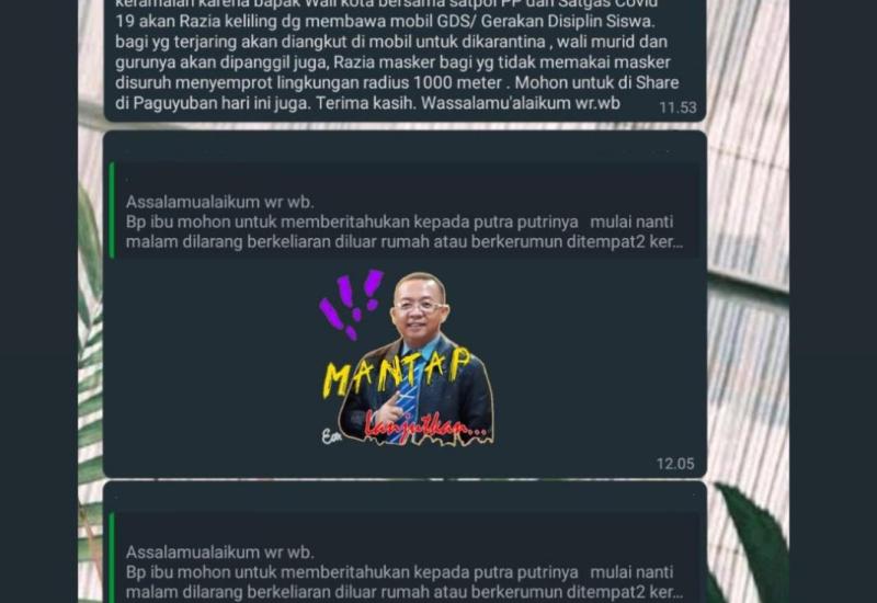 Razia Siswa Tak Pakai Masker Dipastikan Hoax