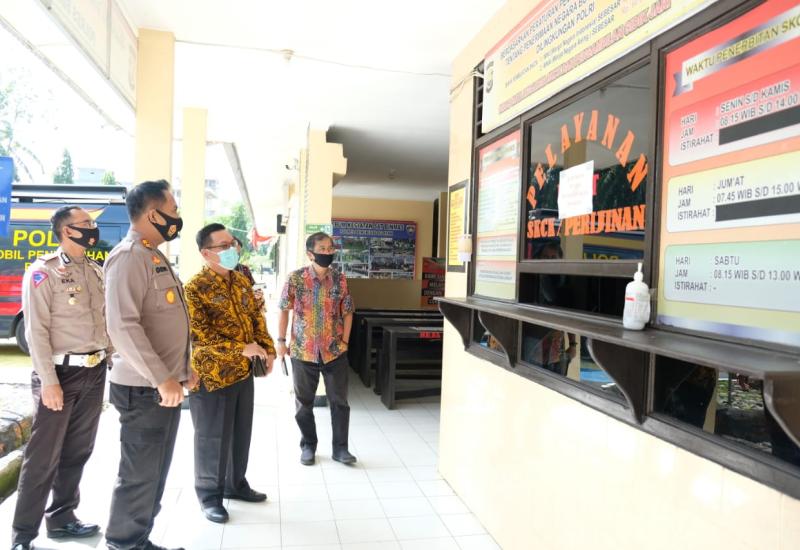 Tim Dari Kemenpan RB RI Sambangi Polres BS, Evaluasi Pelayanan Publik