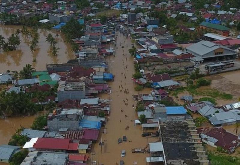 Banjir di Kota Bengkulu tahun 2019/CNN Indonesia