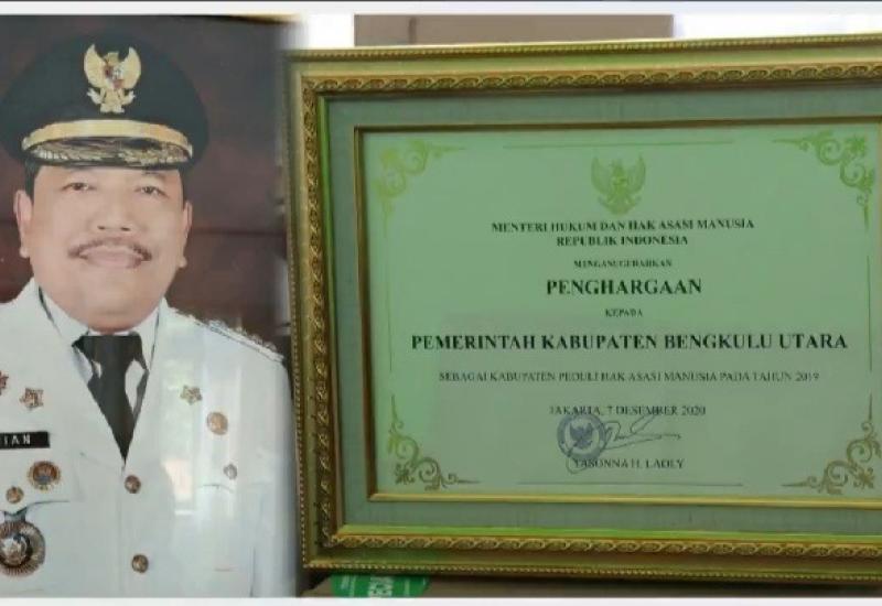 Dua Kali Berturut, Pemkab BU Kembali Raih Penghargaan Kabupaten Peduli HAM 2020