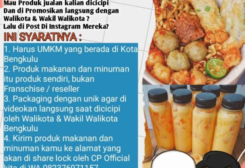 Mau Produk Kamu Dipromosikan Walikota? Ini Syaratnya