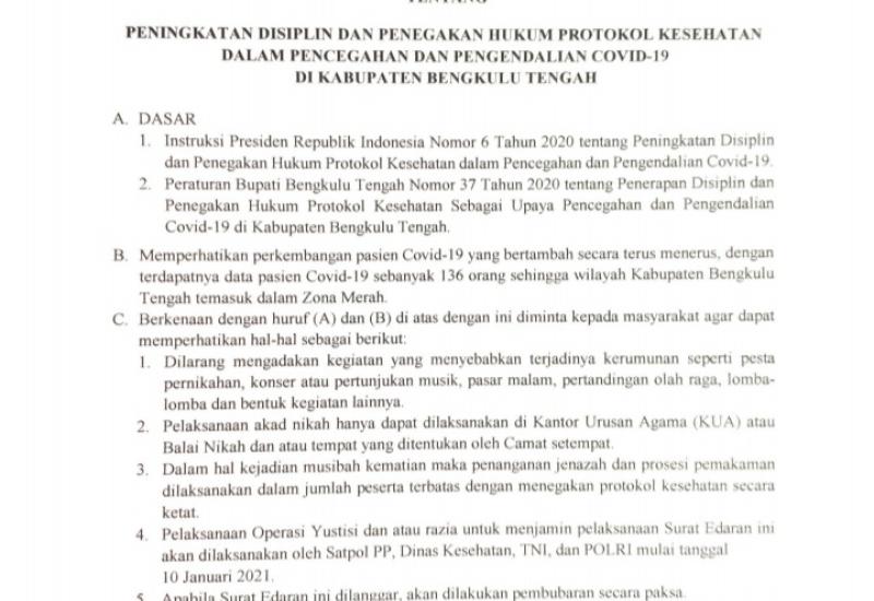 Tindak Lanjut SE Terbaru Bupati, Warga Benteng Dilarang Adakan Pesta Pernikahan