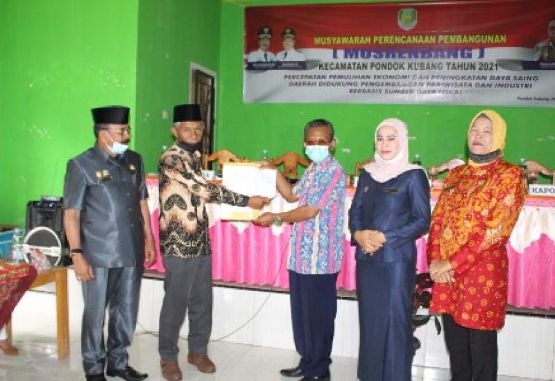 Melalui Musrenbang, Jadi Langkah Pemulihan Ekonomi dan Peningkatan Daya Saing Pondok Kubang 