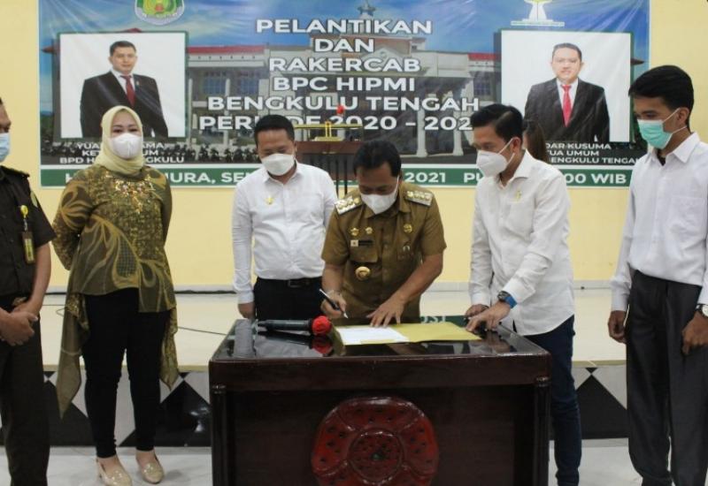 Penandatanganan Berita Acara oleh Bupati Benteng Ferry Ramli/Mc Benteng