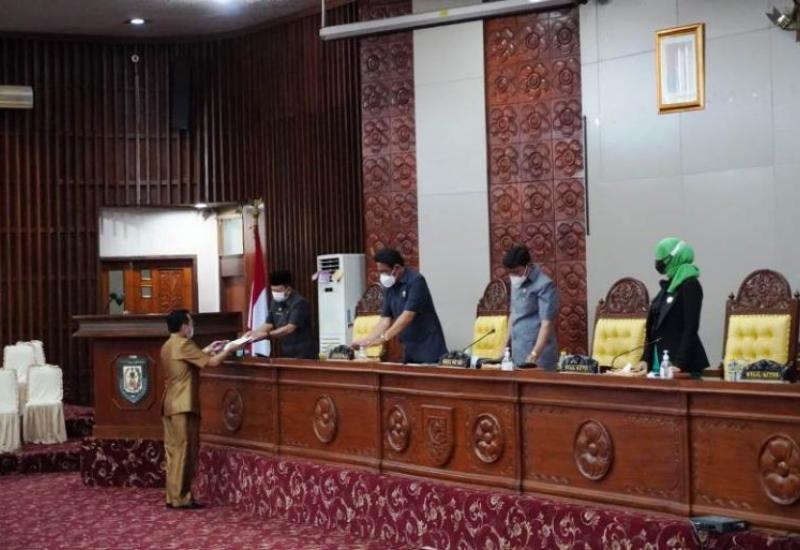 Paripurna pembahasan Raperda Covid-19