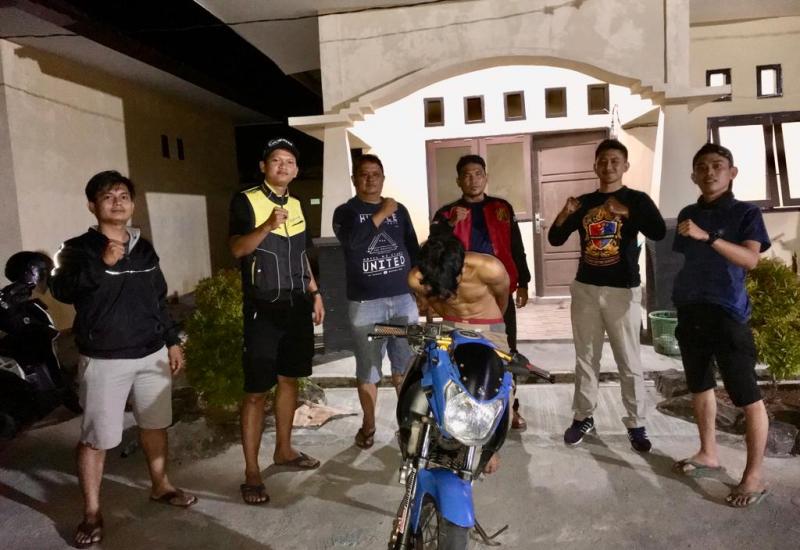 ditangkap polsek putri hijau