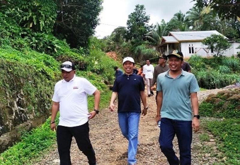 Sidak jalan Lubuk Sandi