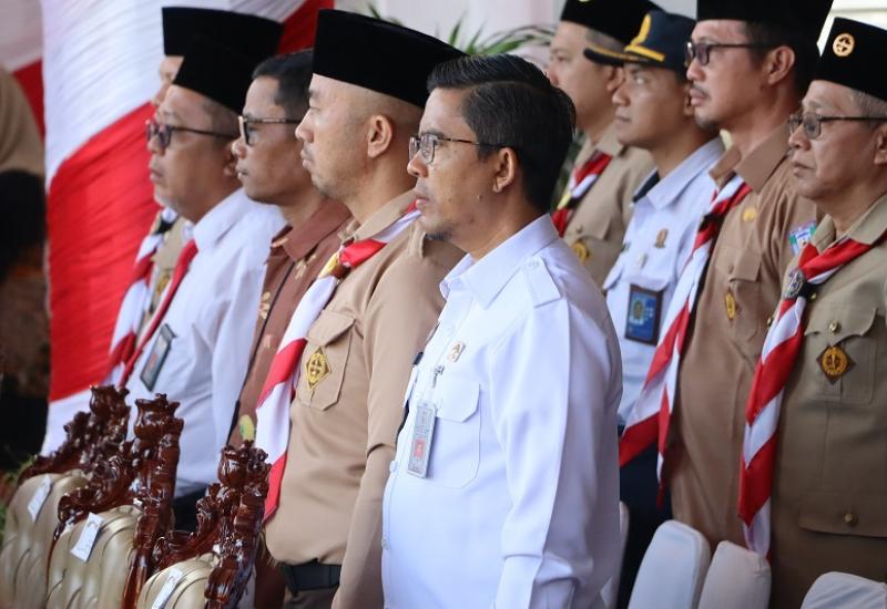 Kemenkumham Bengkulu Hadiri Upacara Peringatan HUT Pramuka ke-63 Tahun 2024