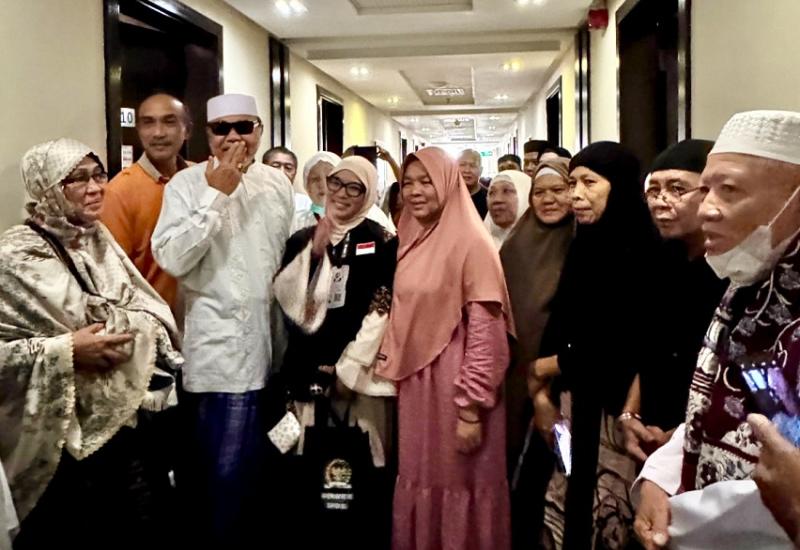 Senator Destita Pastikan Jemaah Haji Bengkulu Sehat Jelang Armuzna
