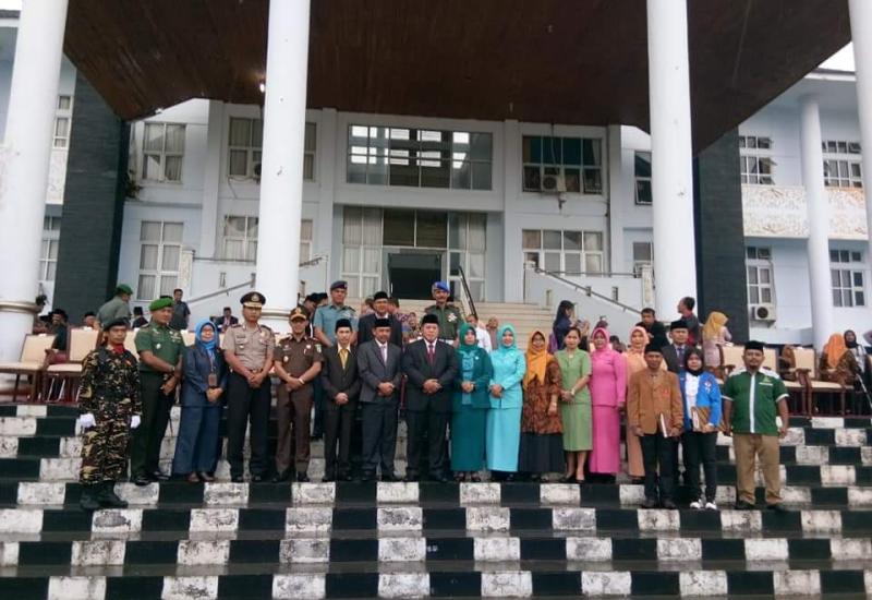 Bupati dan FKPD, Kepala OPD berswafoto bersama