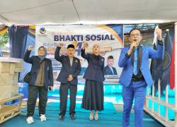 Foto puncak acara HUT Nasdem ke- 14